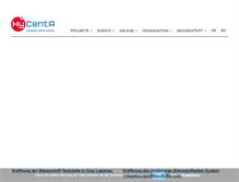 Tablet Screenshot of hycenta.at
